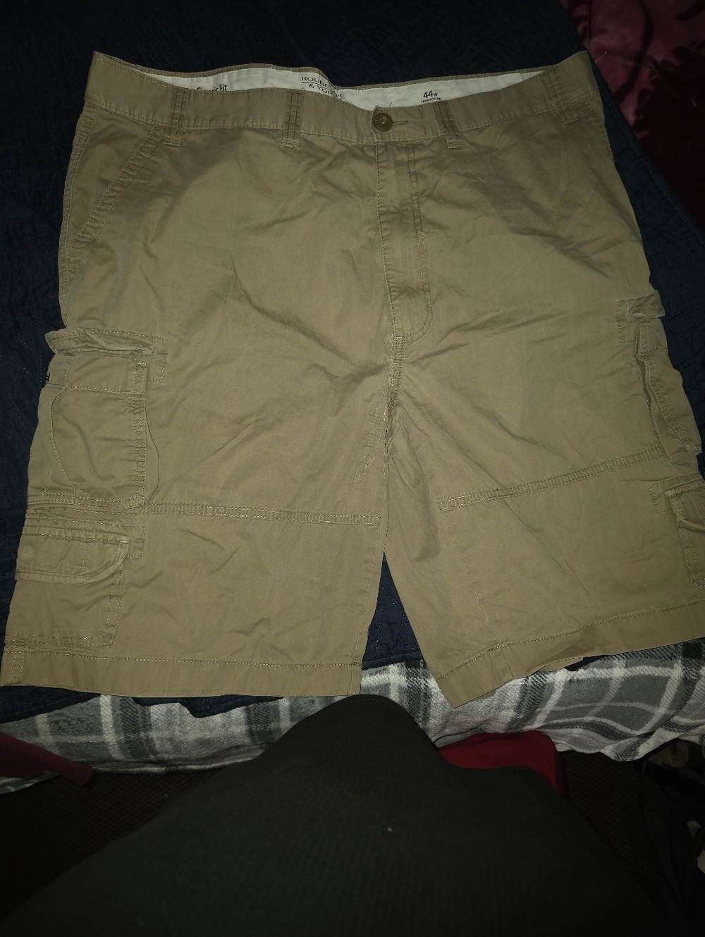 Roundtree & Yorke Men's Tan Cargo Shorts